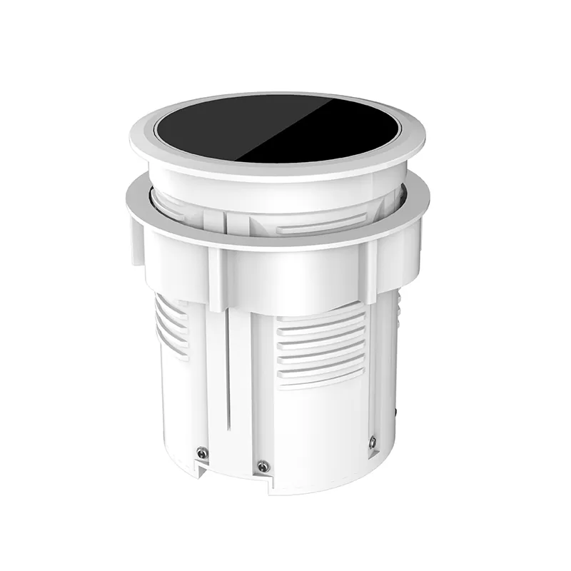 3 uitgangen USB-plastic bureau-inlaat