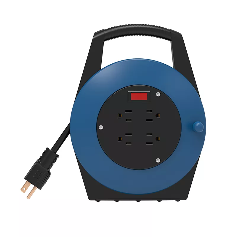 4 UITLANDEN USB Plastic koordhaspel 20ft