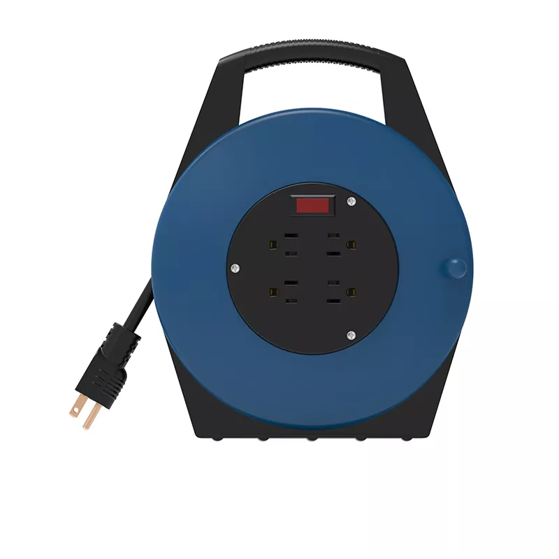 4 UITLANDEN USB Plastic koordhaspel 25ft