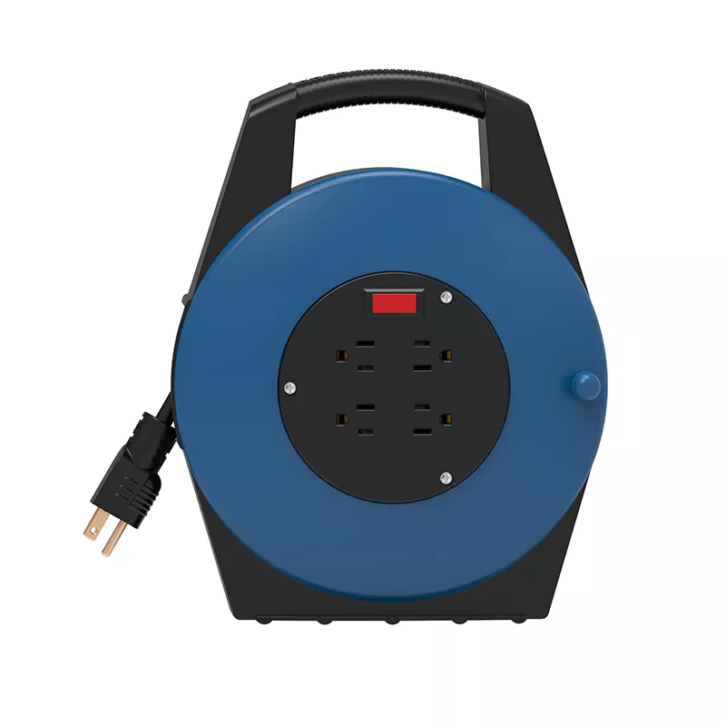 4 UITLANDEN USB Plastic koordhaspel 46ft