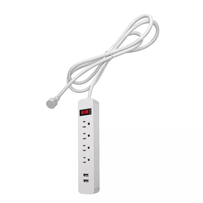 4 stopcontacten USB-stekkerdoos