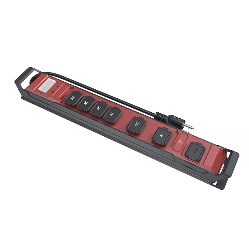 6 stopcontacten waterdichte USB 3.4a stekkerdoos